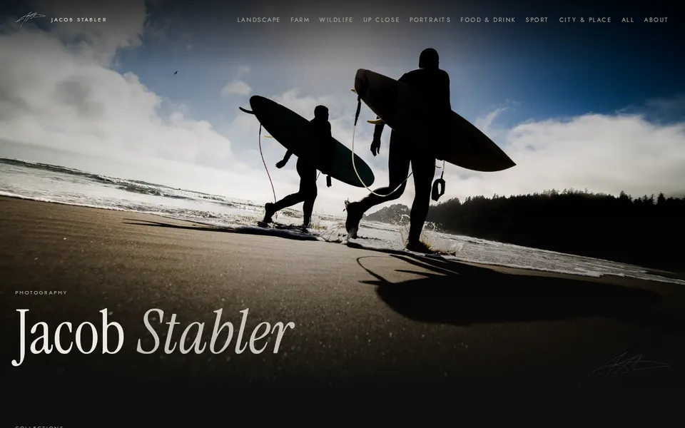 Photography home page